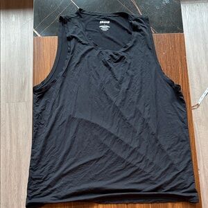 SKIMS Black Scoop Neck Tank Top